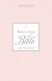 KJV, Baby's First New Testament, Leathersoft, Pink, Red Letter, Comfort Print