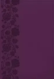 KJV Holy Bible: Large Print Single-Column with 43,000 End-of-Verse Cross References, Purple Leathersoft, Personal Size, Red Letter, Comfort Print: King James Version