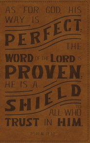 NKJV, Personal Size Reference Bible, Verse Art Cover Collection, Leathersoft, Tan, Red Letter, Comfort Print