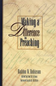 Making a Difference in Preaching