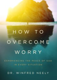 How To Overcome Worry