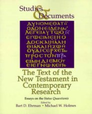 The Text of the New Testament in Contemporary Research