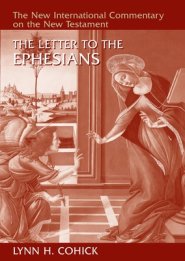 The Letter to the Ephesians: New International Commentary