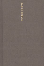 NBLA, Santa Biblia, Una columna con referencias, Letra Grande, Tapa dura/tela, Gris, Palabras de Jesús en Rojo, Comfort Print