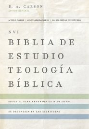 NVI, Biblia de Estudio Teología Bíblica, Interior a cuatro colores, Tapa dura