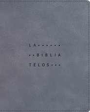 NVI, La Biblia Telos para Jóvenes, Revisión 2022, Leathersoft, Gris, Interior a dos colores, Comfort Print