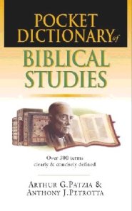 Pocket Dictionary of Biblical Studies: Over 300 Terms Clearly Concisely Defined