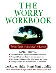 The Worry Workbook