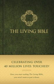 The Living Bible, Paraphrase Bible, Green, Hardback, Bible Reading Plan, Colour Maps, Topical Concordance