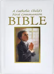 Catholic Child's First Communion Gift Bible-NAB-Boy