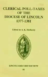 Clerical Poll-taxes in the Diocese of Lincoln, 1377-81