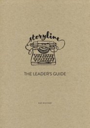 Storyline - The Parables of Jesus: The Leader's Guide