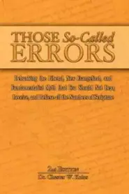 Those So-Called Errors