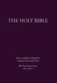 The Holy Bible, King James Version, Verseless Edition