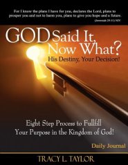 God Said It! Now What? His Destiny, Your Decision. Eight Step Process to Fulfill Your Purpose in the Kingdom of God! Daily Journal