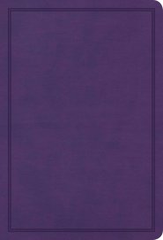 KJV Deluxe Gift Bible, Purple LeatherTouch