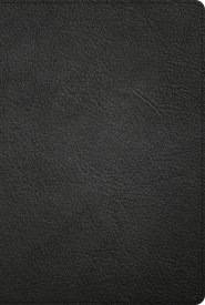 KJV Pastor's Bible, Black Genuine Leather