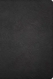 KJV Pastor's Bible, Black Genuine Leather