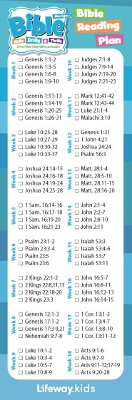 Bible Skills Drills and Thrills: Blue Cycle - Bible Reading Plan Bookmark (Package of 25)