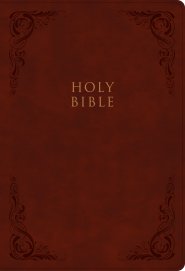 CSB Super Giant Print Reference Bible, Burgundy, Imitation Leather