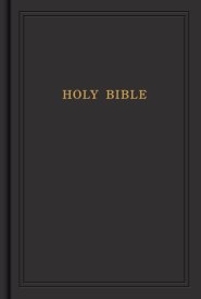 KJV Pew Bible, Black, Hardback, Red Letter, Topical Page Headings