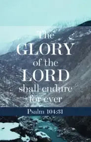 The Glory of the Lord Bulletin (Pkg 100) General Worship