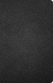 NASB Large Print Personal Size Reference Bible, Black Genuine Leather