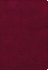 NASB Super Giant Print Reference Bible, Burgundy LeatherTouch