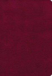 NASB Super Giant Print Reference Bible, Burgundy LeatherTouch, Indexed