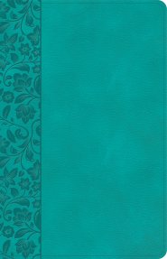 NASB Large Print Personal Size Reference Bible, Teal LeatherTouch, Indexed