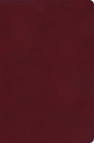 NASB Giant Print Reference Bible, Burgundy LeatherTouch