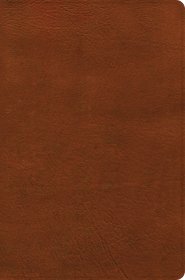 NASB Giant Print Reference Bible, Burnt Sienna LeatherTouch