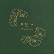 RVR 1960 Biblia para ilustrar, verde símil piel