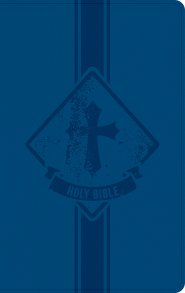 KJV Kids Bible, Thinline Edition, Navy LeatherTouch