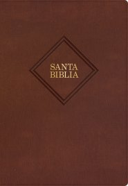 RVR 1960 Biblia letra supergigante, marrón piel fabricada (Edición 2023)