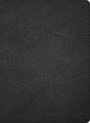 CSB Spurgeon Study Bible, Holman Handcrafted Collection, Black Premium Goatskin