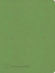 CSB Life Counsel Bible, Apple Green LeatherTouch, Indexed