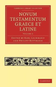 Novum Testamentum Graece Et Latine