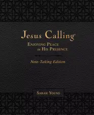 Jesus Calling Note-Taking Edition, Leathersoft, Black, with Full Scriptures