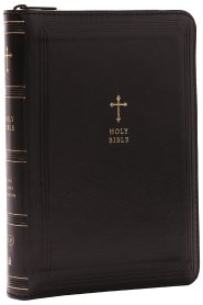 KJV Holy Bible: Compact with 43,000 Cross References, Black Leathersoft with zipper, Red Letter, Comfort Print: King James Version