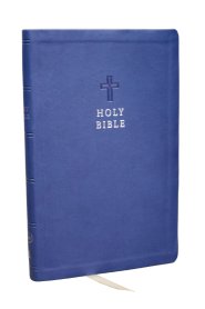 NKJV Holy Bible, Value Ultra Thinline, Blue Leathersoft, Red Letter, Comfort Print