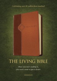 The Living Bible Paraphrase Bible, Brown, Imitation Leather, Concordance, Colour Maps, Bible Reading Plan, Gilt Edged, Ribbon Marker