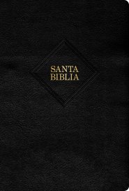 RVR 1960 Biblia letra grande tamaño manual, negro piel fabricada (Edición 2023)