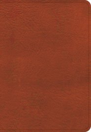 KJV Large Print Compact Reference Bible, Burnt Sienna LeatherTouch