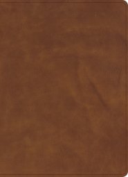 CSB Verse-by-Verse Reference Bible, Holman Handcrafted Collection, Marbled Tan Premium Calfskin