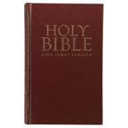 KJV Standard Size Hardcover Church Edition: Burgundy