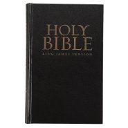 KJV Standard Size Hardcover Church Edition: Black