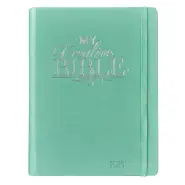 Teal Faux Leather Hardcover KJV My Creative Bible