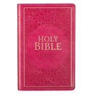 KJV Bible Deluxe Gift Faux Leather, Pink