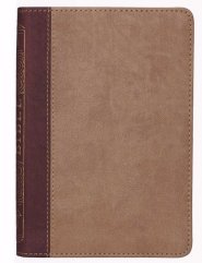 KJV Bible Compact Faux Leather, Sand/Brown